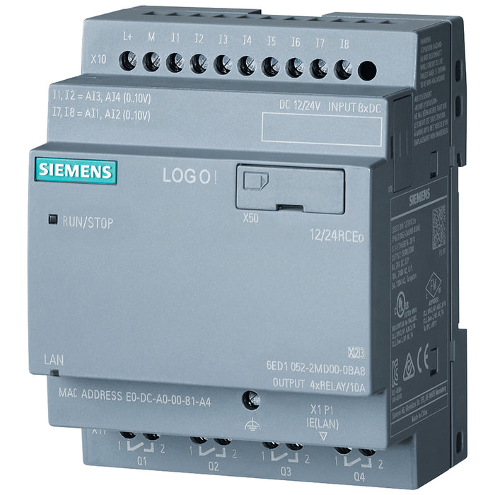 Siemens 6ED1052-2MD08-0BA0 Logo! 12/24RCEO