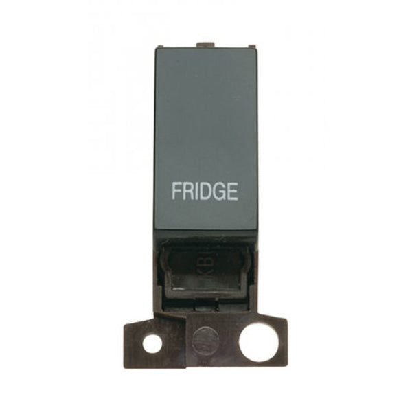 Click Scolmore MD018BKFD Switch DP Resistive Module 10A Black Fridge