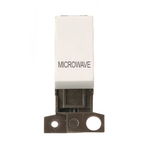 Click Scolmore MD018PW-MW Switch DP Resistive Module 10A Polar White Microwave