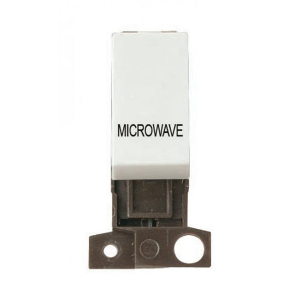 Click Scolmore MD018WH-MW Switch DP Resistive Module 10A Click White Microwave
