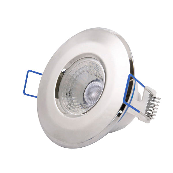 Click Scolmore Downlight Inceptor Nano5 Fixed W/W LED 4.8W 230V Chrome Dimmable