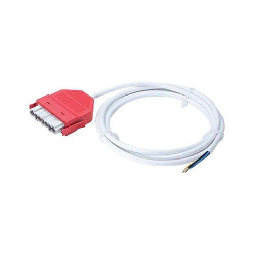 Flex7 FL475PVC3/R Plug Pre-Wired 4-Core 4 Pin Cable 0.75mm x 3m Red