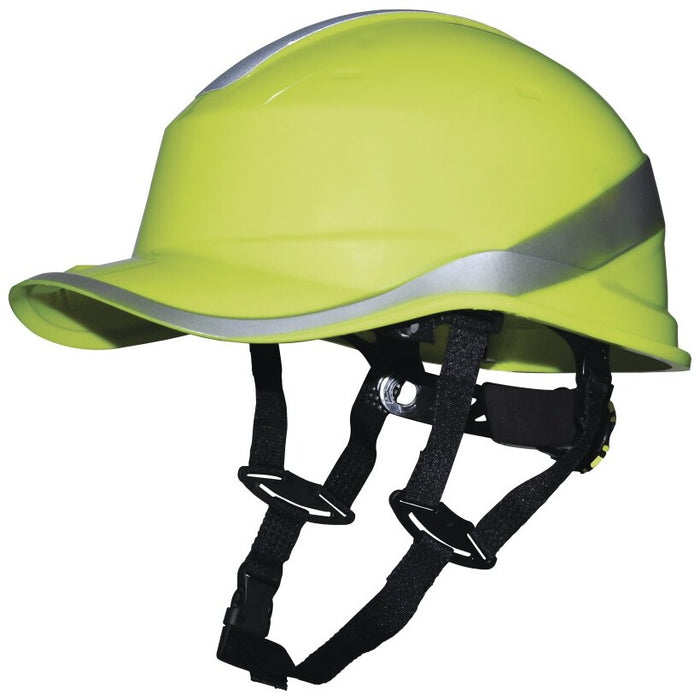 Delta Plus DIAM5JAFL Yellow Baseball Cap Shape Safety Helmet