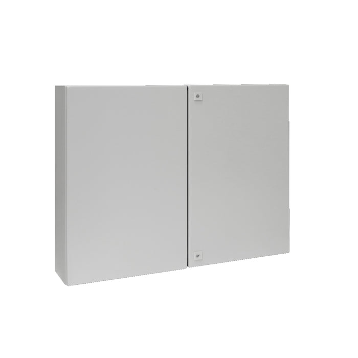 Rittal 1100500 AE Compact Enclosure IP66, WHD: 1000x760x210 mm, Sheet steel, with mounting plate