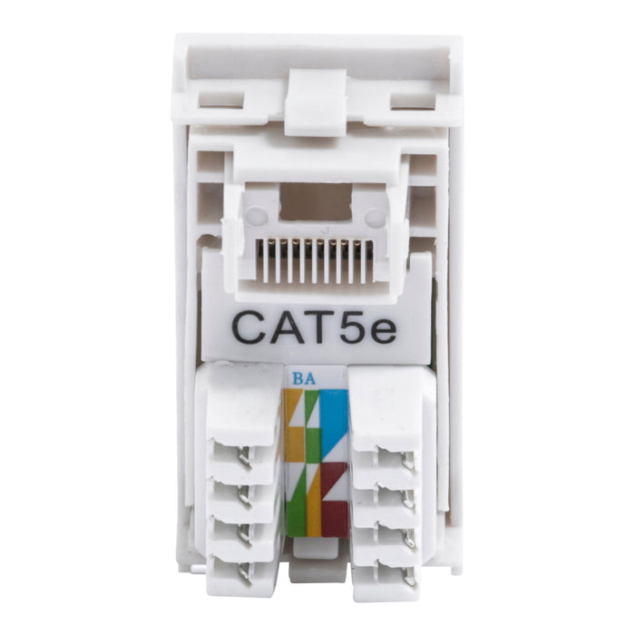 Newlec NLX9988W Euro Data CAT5e Network Module 25 x 50mm White