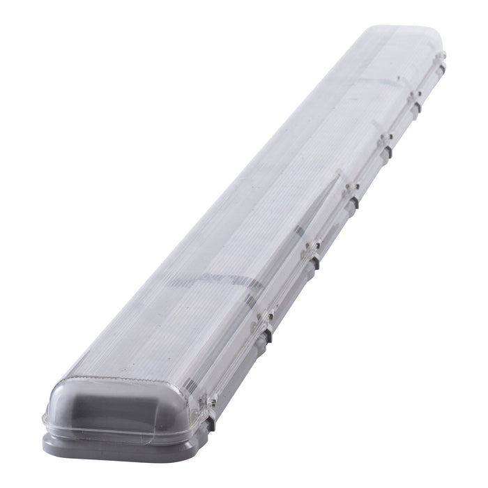 Newlec NLWT8270PHFE2 T8 Weatherproof/Anti-Corrosive Luminaires Polycarbonate Body High Frequency Emergency 6ft 2 x 70W