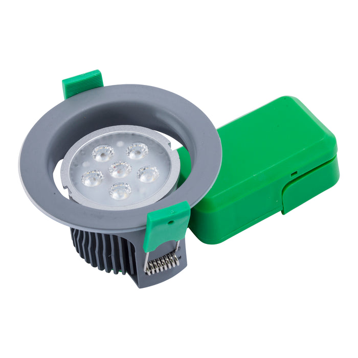 NVC Lighting NLW3/MD/850 Downlight LED Fire Rated Low Profile Dimmable 3W 404Lm W/O Bezel Col85