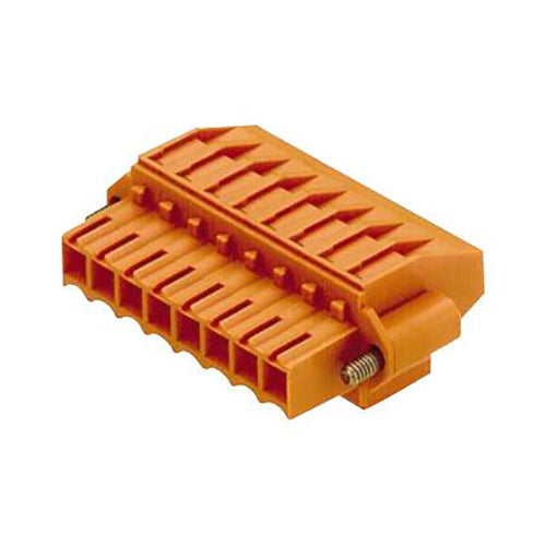 Orange Ramp Connector Weidmuller 1640000000 Connector PBT 1G Orange — All About Electrics