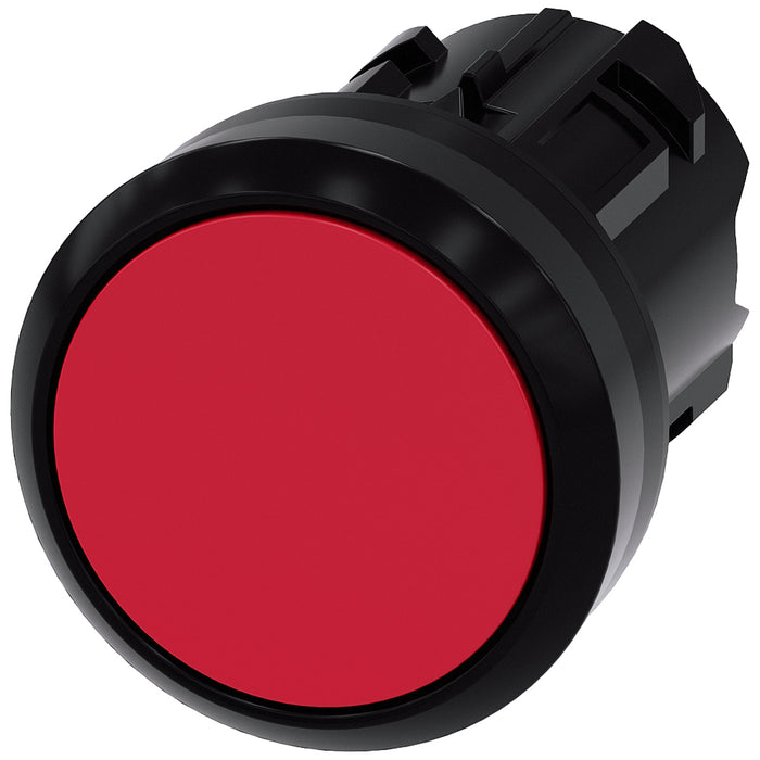 Siemens 3SU1000-0AB20-0AA0 Push Button 22mm Round Plastic Red F