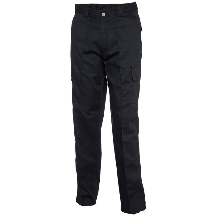 Uneek UC902B38S UC902 Polycotton Cargo Trouser Short Fit 38" Black