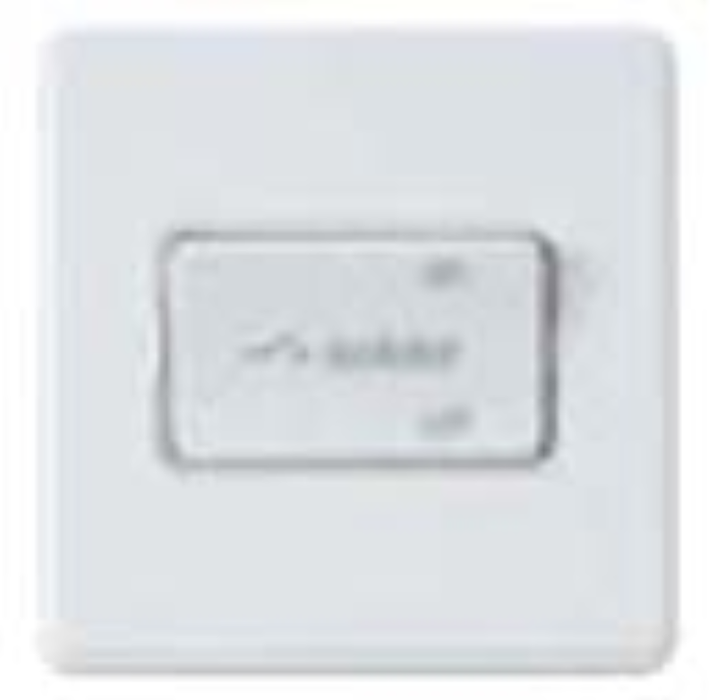 MK Electric MHFP010DKS Front Plate For 3G Switch/3P Fan Isolator 86X86mm Dark Silver