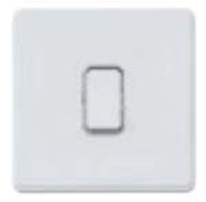 MK Electric MHFP001LTS Front Plate 1 Module For 1 Gang 20A Switch 86X86mm Lighting Silver