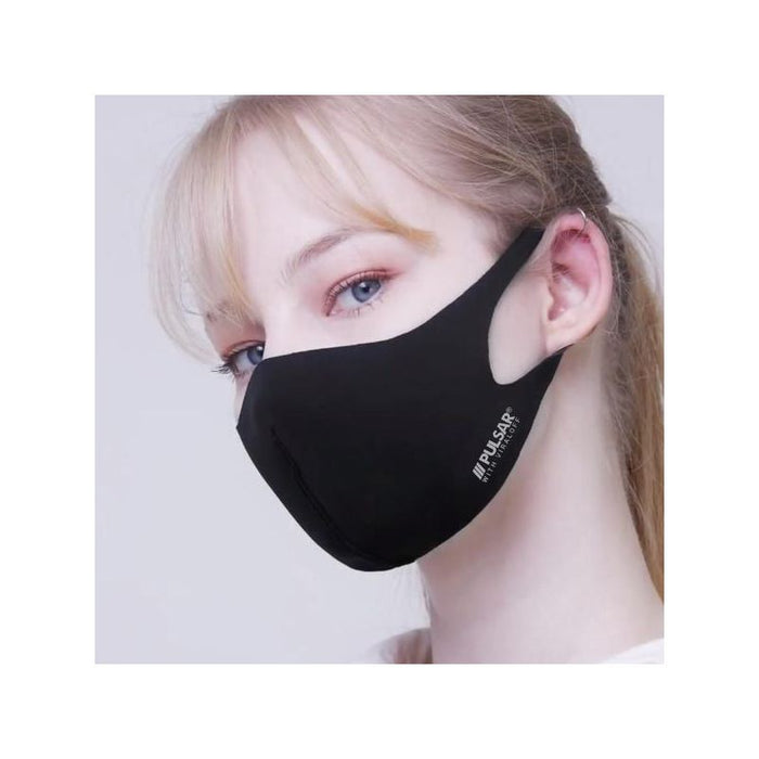 Praybourne AGBLKM Pulsar AirGill Black Face Mask Medium