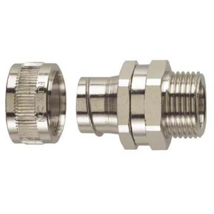 Flexicon FU12-M16-S Connector Swivel Male Thread 16mm Brass For Fu