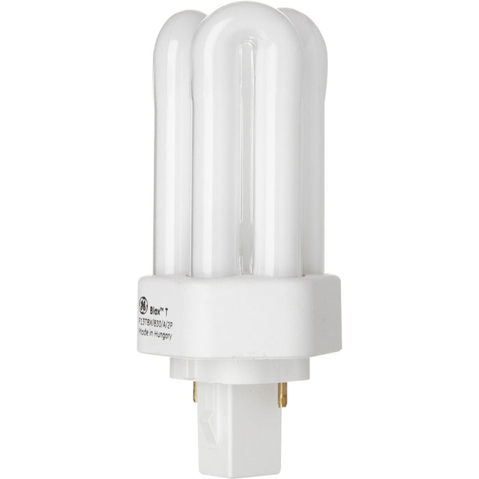 GE Lighting 35966 Lamp Compact Fluorescent 2 Pin GX24d-1 13W Polylux 830 Triple Turn Tube