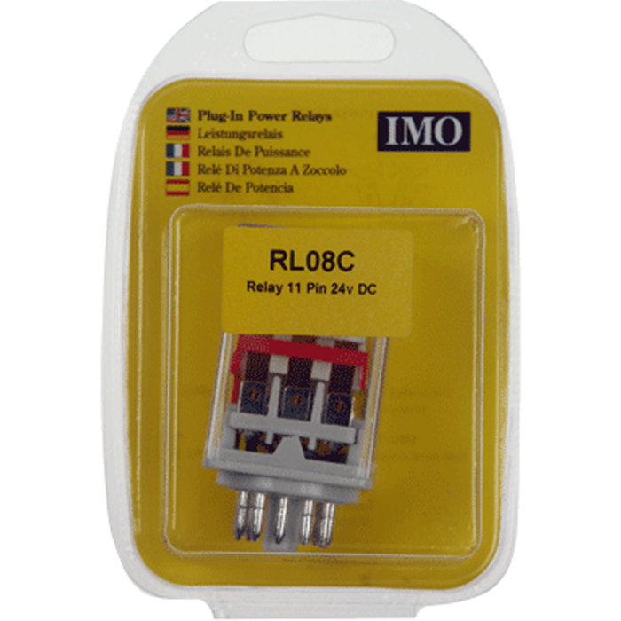 IMO RL08C Relay 11 PIN 24V DC