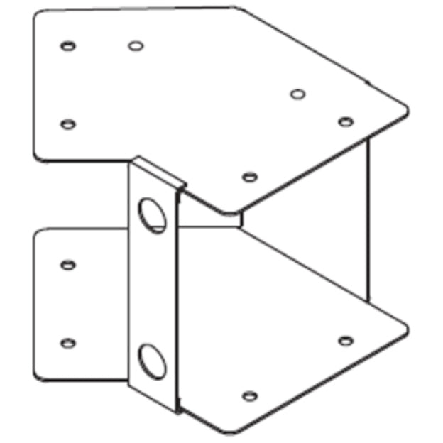 Metsec TIB/150/150/PG/G45 Bend 45° Inside Lid Gusset 150X150mm Pre-Galvanised Turnbuckles