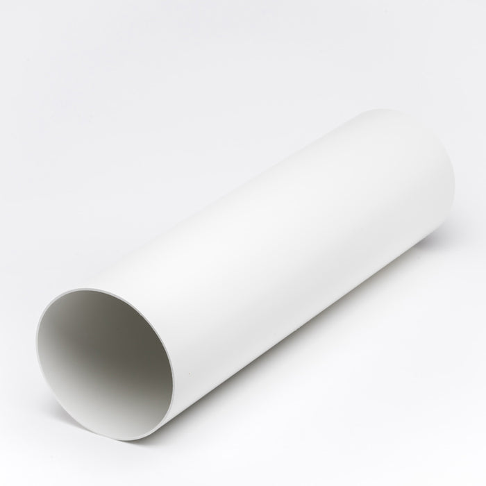 Manrose 4" White PVC Round Duct Pipe 100mm Diameter x 2000mm (42000) All About Electrics