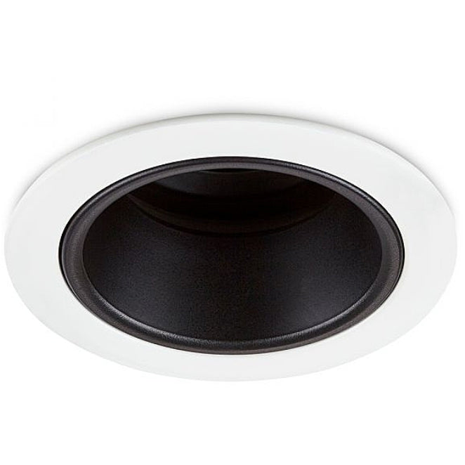 Collingwood DH03WH Housing LED Downlight Adj Black Tube Att Alu Ultra Low Glare For