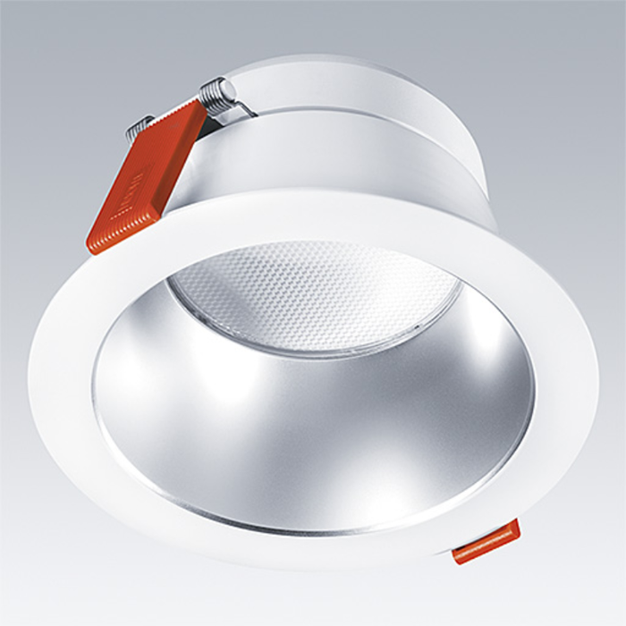 Downlight Recessed High Frequency IP54 Dali Satinbrite Refl+LED 840 CHR1100XS4K