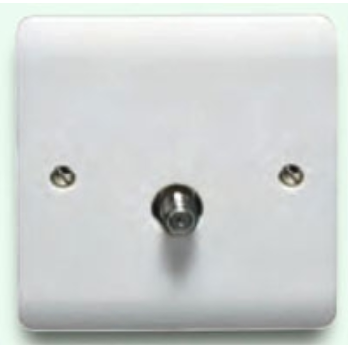 Crabtree CR1289 1 Gang Outlet F-Type Satellite Socket