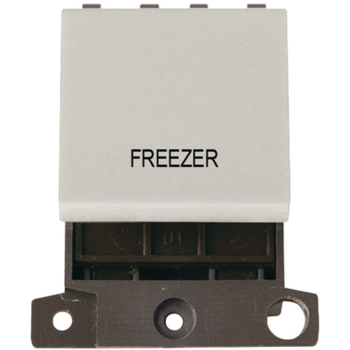 Click Scolmore MD022WH-FZ Freezer Click White 20A Double Pole Switch Module