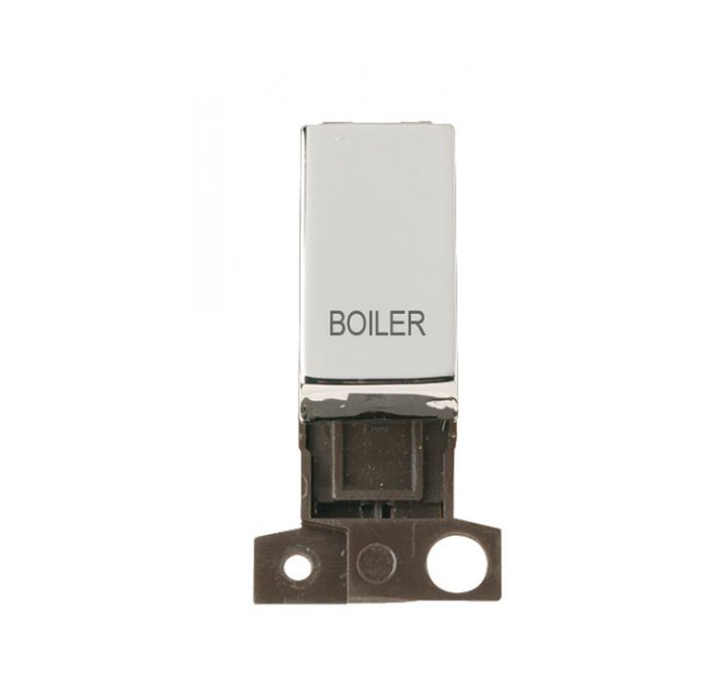 Click Scolmore MD018CH-BL Switch Ingot DP Resistive Module 10A Chrome Boiler