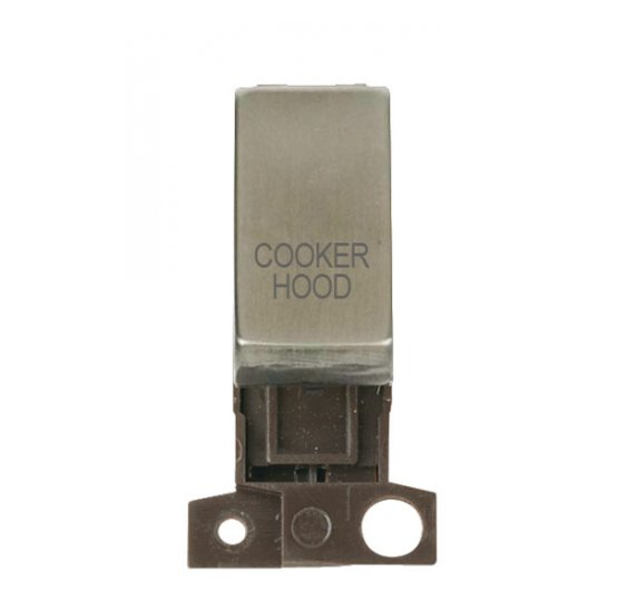 Click Scolmore MD018SS-CH Switch Ingot DP Resistive Module 10A Stainless Steel Cooker Hood