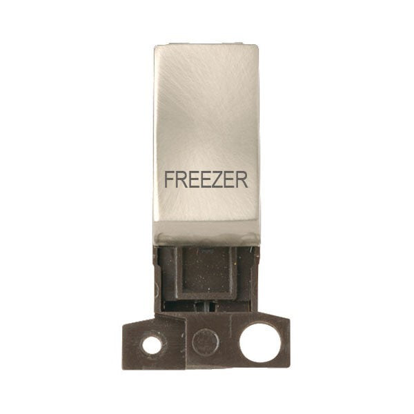 Click Scolmore MD018SC-FZ Switch Ingot DP Resistive Module 10A Satin Chrome Freezer
