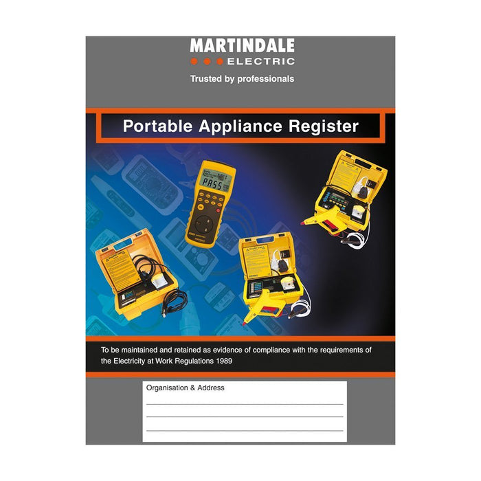 Martindale Electric PATREG PAT Register Book