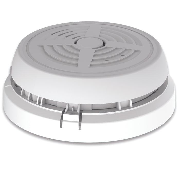 Newlec NLTAPFL Thermally Enhanced Smoke Alarms Push Fit Mains Alarm with 10 Year Lithium Battery Back Up