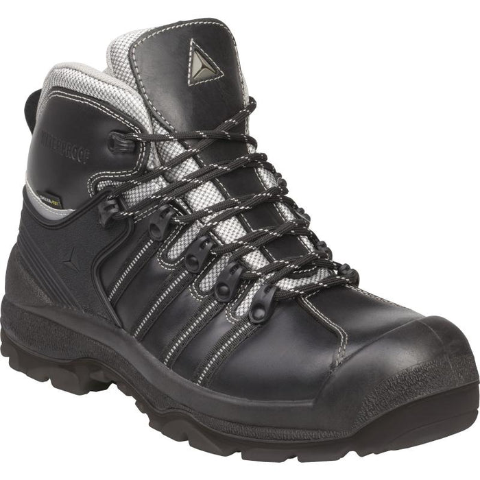 Delta Plus NOMADS3NO43 Safety Shoes Black Waterproof Full Grain Upper Leather S3 Ci Hi Wr SRC Size 9