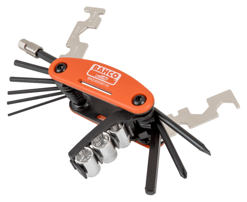 Bahco BKE850901 Bicycle Tool Set - Multi Function Pocket Tool