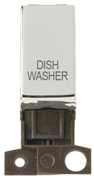 Click Scolmore MD018CH-DW Switch Ingot DP Resistive Module 10A Chrome Dishwasher