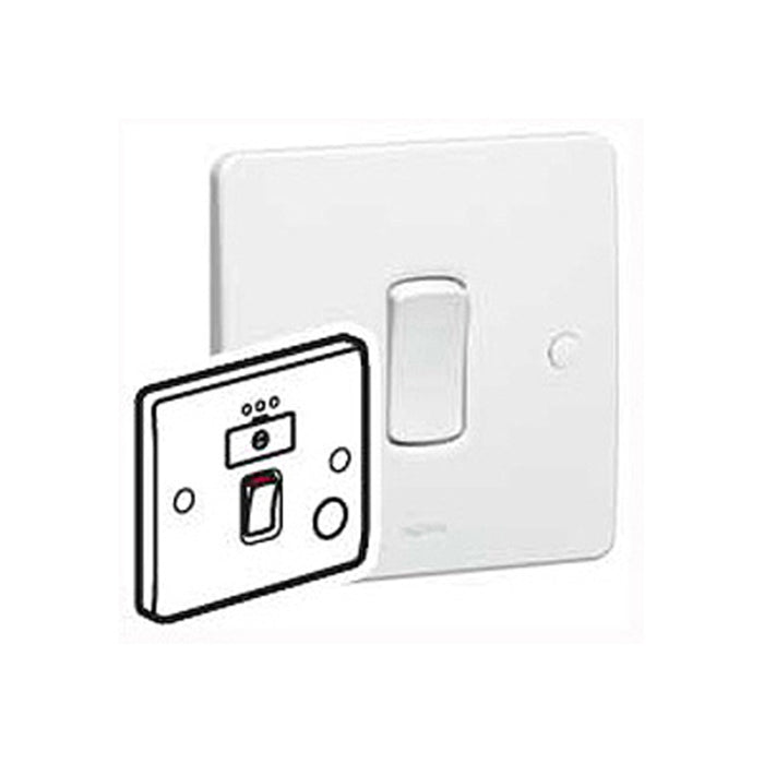 Legrand 730037 Connection Unit DP Switched Fused Neon&Fo 13A White