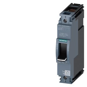 Siemens 3VA1110-3ED16-0AA0 Circuit Breaker 3VA1 IEC Frame 160 Breaking Capacity Class N Icu=25kA @ 240V 1 Pole, Line Protection TM210, FTFM