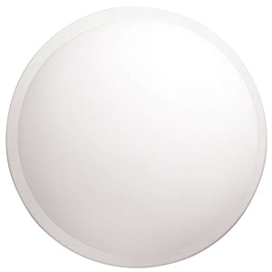 Newlec NL2D28HF Decorative Bulkhead Luminaire 2D White Round HF 1 x 28W Opal Diffuser